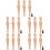 15Pcs Stoppers Wooden Bulk Beige Plugs 4
