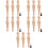 15Pcs Stoppers Wooden Bulk Beige Plugs 5
