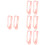 8Pcs Effective Pink Anti Snore Strap Comfortable for Sleep Aid 6