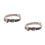 2Pcs Comfortable PU Pet Necklace Adjustable Reflective Cat Collar 8