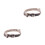 2Pcs Comfortable PU Pet Necklace Adjustable Reflective Cat Collar 9