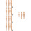 15Pcs Stoppers Wooden Bulk Beige Plugs 10