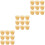 3 Pack Cake Wedding Topper Cupcake Liners For Baking Golden 5