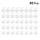 120Pcs White Silicone Finger Guards Large Space Fingertip Protectors 11