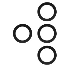 4Pcs Bass Drum Opening Protection Rings Made of Reliable Pet Material