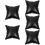 5Pcs Black PVC Inflatable Cushion for Camping Home Sofa Insert Pillow 11