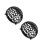 2Ensembles Couvre Sol Noir Plastique Pour Plantes Fixation 8