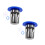 2Pcs Durable Stainless Steel Floor Drainer for Bathroom Kitchen Silver 1