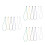 18Pcs Multi-Color Rubber Bands Trash Bag Holders Adjustable for Bins 1