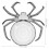 2Pcs Reusable Fruit Tray Spider Shaped Daily Use Dessert Plate 2