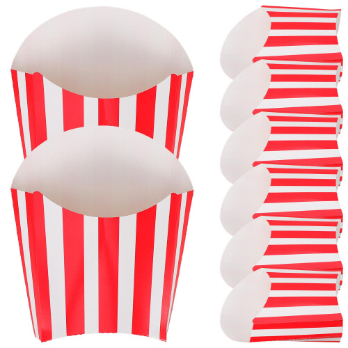 200Pcs Paper Popcorn Boxes Assorted Colors Party Snack Holders 1