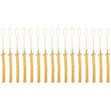 16Pcs DIY Graduation Tassels Golden Polyester Hat Decorative Pendants