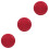 3Pcs Threaded Aluminum Caps Red Telescope Eyepiece Dust Covers 6