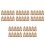 50Pcs Portable Kraft Paper Cup Holder with Handle for Bubble Tea 6