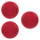 3Pcs Threaded Aluminum Caps Red Telescope Eyepiece Dust Covers 8