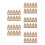 50Pcs Portable Kraft Paper Cup Holder with Handle for Bubble Tea 7