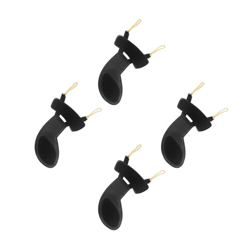 4Pcs Comfortable Black Shoulder Rest Pad for Violin