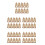 50Pcs Portable Kraft Paper Cup Holder with Handle for Bubble Tea 9