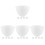 20Pcs Smooth Silicone Mask Mixing Bowls White Storage Tool for Face 1