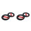 2Pcs Heavy Grip Hand Grippers for Exercising Black Durable Trainer 1
