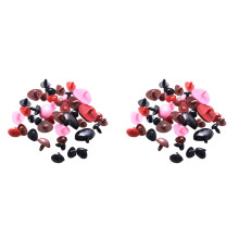 200Pcs Assorted Plastic Toy Noses for Crochet Dolls and Plush Animals