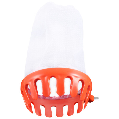 4Pcs Orange Plastic Fruit Picker Basket Detachable for Garden Use 1