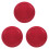 3Pcs Threaded Aluminum Caps Red Telescope Eyepiece Dust Covers 1