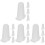 16Pcs White Silicone Cake Nozzle Covers for Piping Tip Protection 1