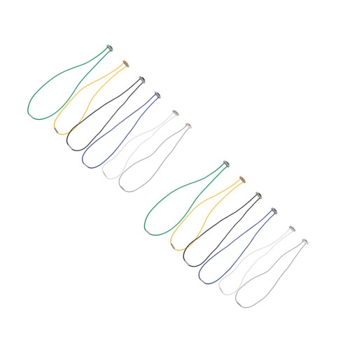 12Pcs Durable Rubber Bands Adjustable Trash Bag Holder for Daily Use
