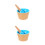 2Pcs - Bowls with Spoon for Kids 1