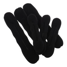 30Pcs Hair Bun Makers Black Soft Sponge Reusable Tool for Women