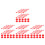 40Pcs Plastic Arrow Game Red Desktop Toy for Game Night 1