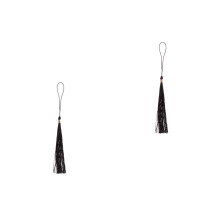 2Pcs Brown Tassels for Graduation with Silky Touch Ideal Party Decor