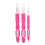 6Pcs Pink Crochet Needle Set Ergonomic Hooks for Dreadlocks Hair Use 3