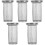 5Pcs Stainless Steel Tea Leaf Strainers Silver Tea Infuser Set 4