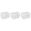 3Pcs Transparent Bread Box Plastic Fresh Keep Holder for Home Fridge 5