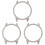 3 Pcs Watch Earth Tones Lip Gloss 2