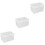 3Pcs Transparent Bread Box Plastic Fresh Keep Holder for Home Fridge 6