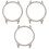 3 Pcs Watch Earth Tones Lip Gloss 3