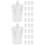 60Pcs Clear Drinking Flasks Foldable Leakproof Liquor Pouch 4
