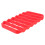 2Pièces Dessous De Plat Silicone Rouge Résistant Chaleur Antidérapant 3