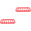 2Pièces Dessous De Plat Silicone Rouge Résistant Chaleur Antidérapant 4