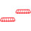 2Pièces Dessous De Plat Silicone Rouge Résistant Chaleur Antidérapant 5
