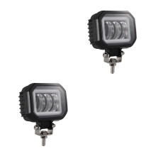 2Pcs Motorcycle Waterproof Spotlight Durable Aluminum Work Lamp
