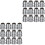 24Pcs Silver Hammer Taper Wedges Reliable Metal Handle Replacement 3