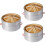 3Sets Steamer for Vegetables and Dumplings Home Use 6