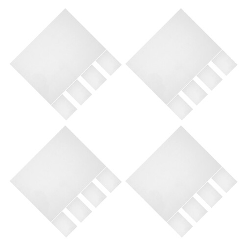 40Pcs Clear Bops Shrink Film Sheets for Crafting and Artistic Design