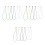 18Pcs Multi-Color Rubber Bands Trash Bag Holders Adjustable for Bins 4