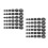 520Pcs Rubber Cable Grommet Assortment Black Waterproof Wire Seal Kit 1