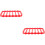 2Pièces Dessous De Plat Silicone Rouge Résistant Chaleur Antidérapant 7